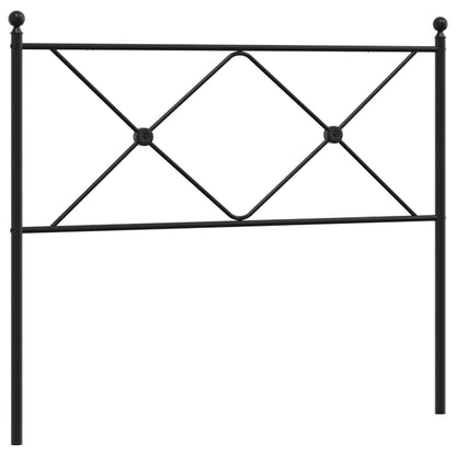Testiera di Ricambio in Metallo Nero 100 cm