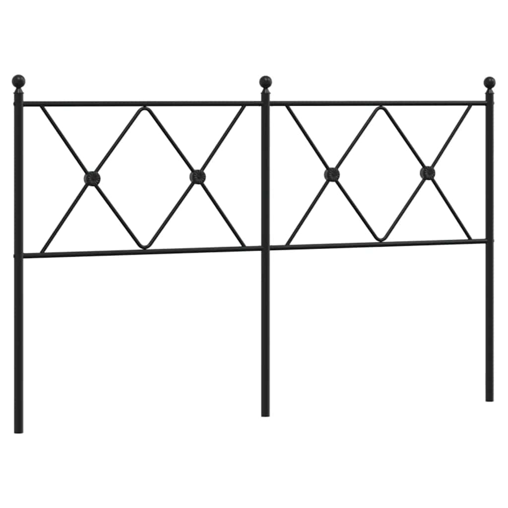 Testiera di Ricambio in Metallo Nero 137 cm
