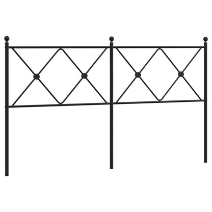 Testiera di Ricambio in Metallo Nero 150 cm