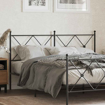 Testiera di Ricambio in Metallo Nero 150 cm