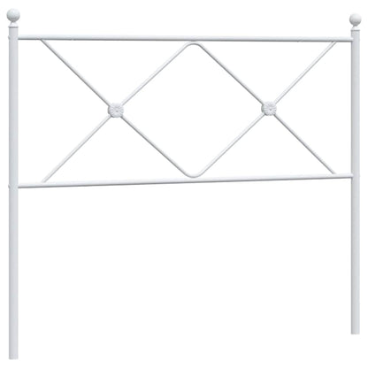 Testiera di Ricambio in Metallo Bianco 100 cm
