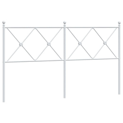 Testiera di Ricambio in Metallo Bianco 150 cm