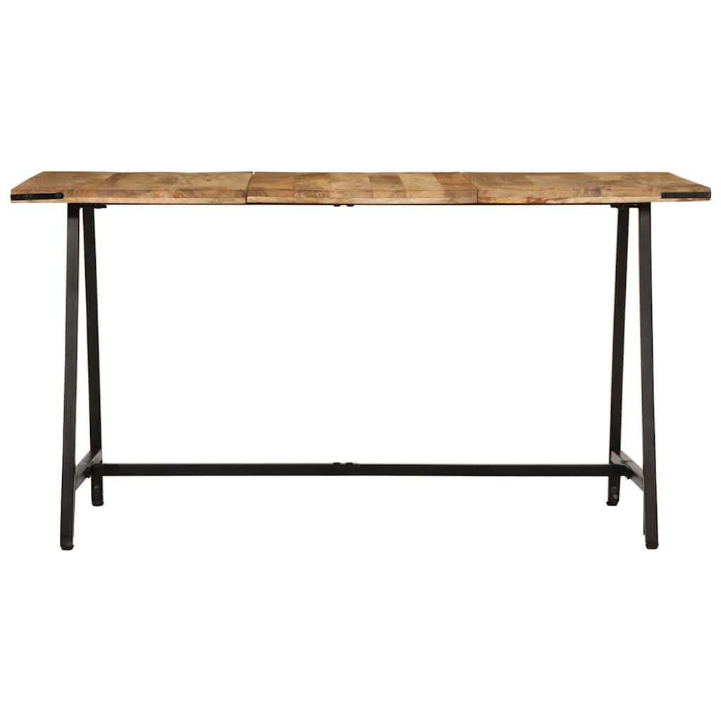 Tavolo da Pranzo 140x70x75 cm in Legno Massello di Mango