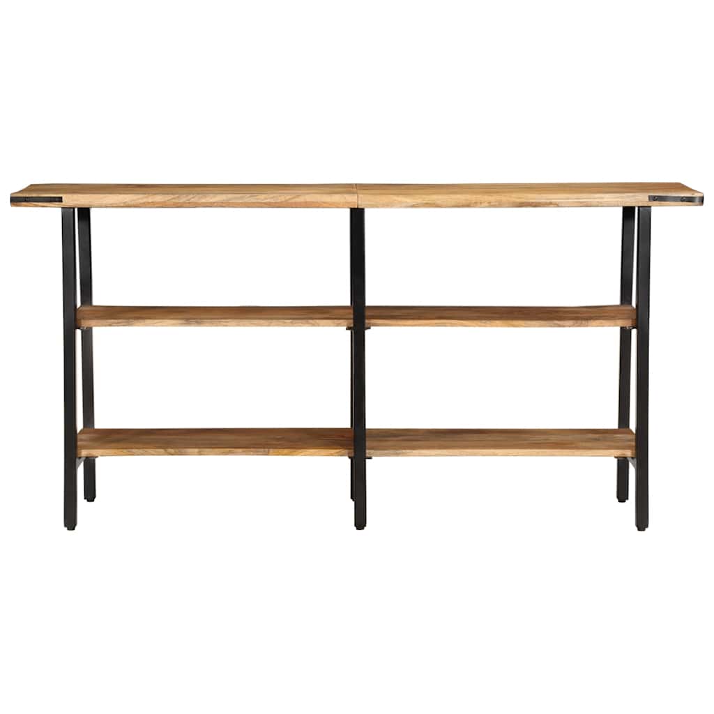 Tavolo Consolle 140x35x70 cm in Legno Massello di Mango
