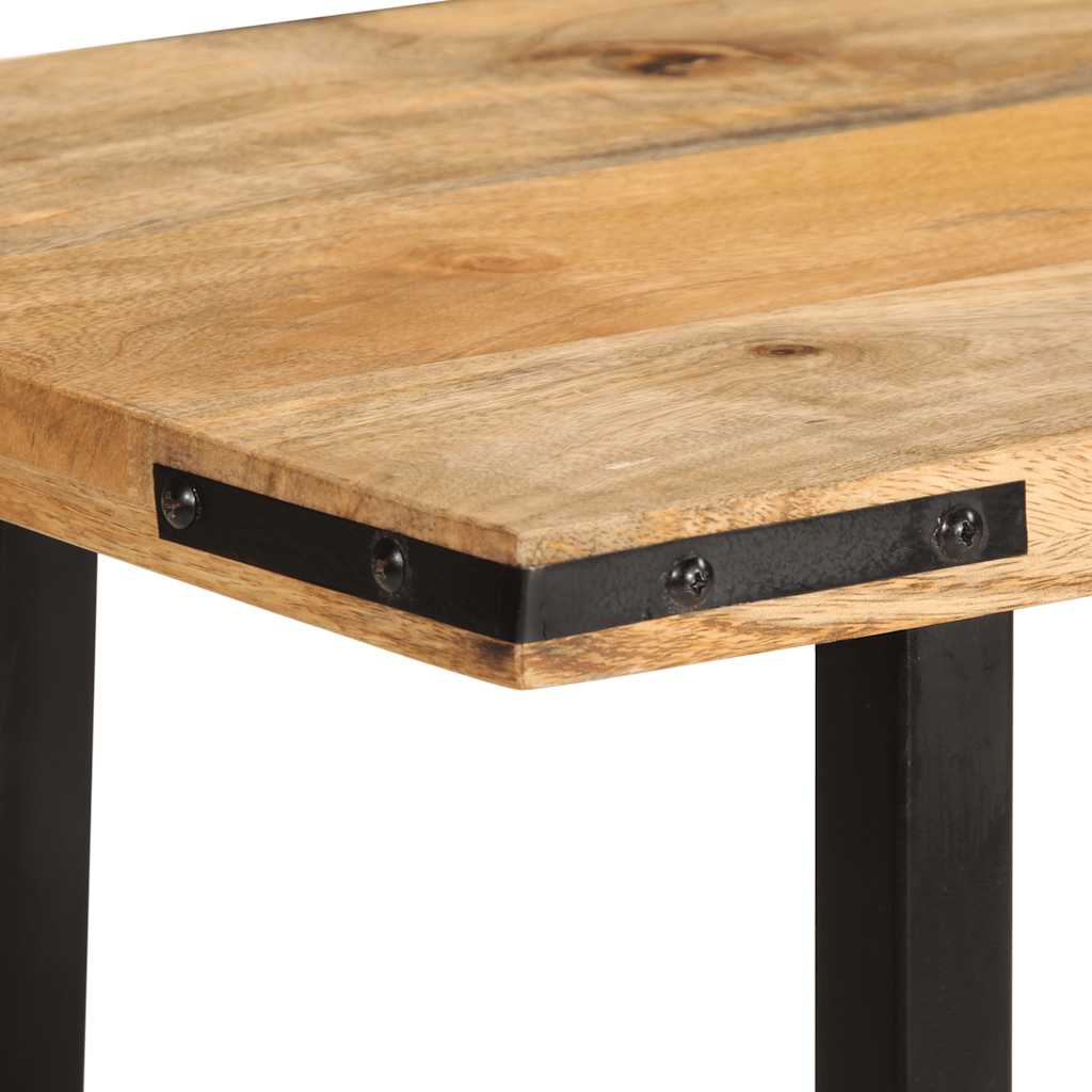 Tavolo Consolle 140x35x70 cm in Legno Massello di Mango