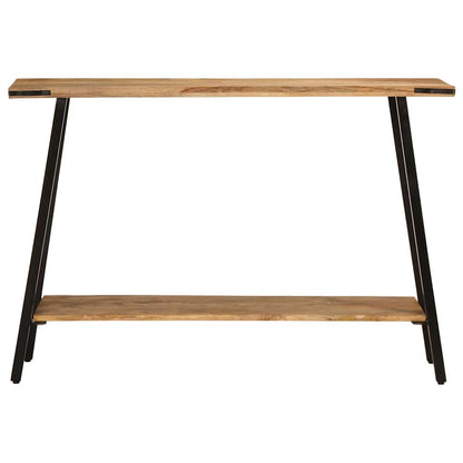 Tavolo Consolle 110x30x75 cm in Legno Massello di Mango