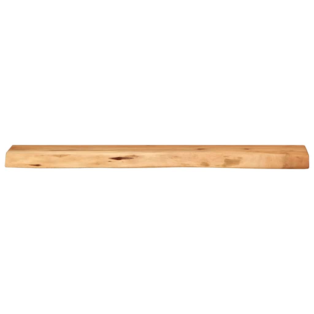 Mensole da Parete 2 pz 80x20x3,5 cm in Legno Massello di Acacia