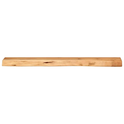 Mensole da Parete 2 pz 80x20x3,5 cm in Legno Massello di Acacia