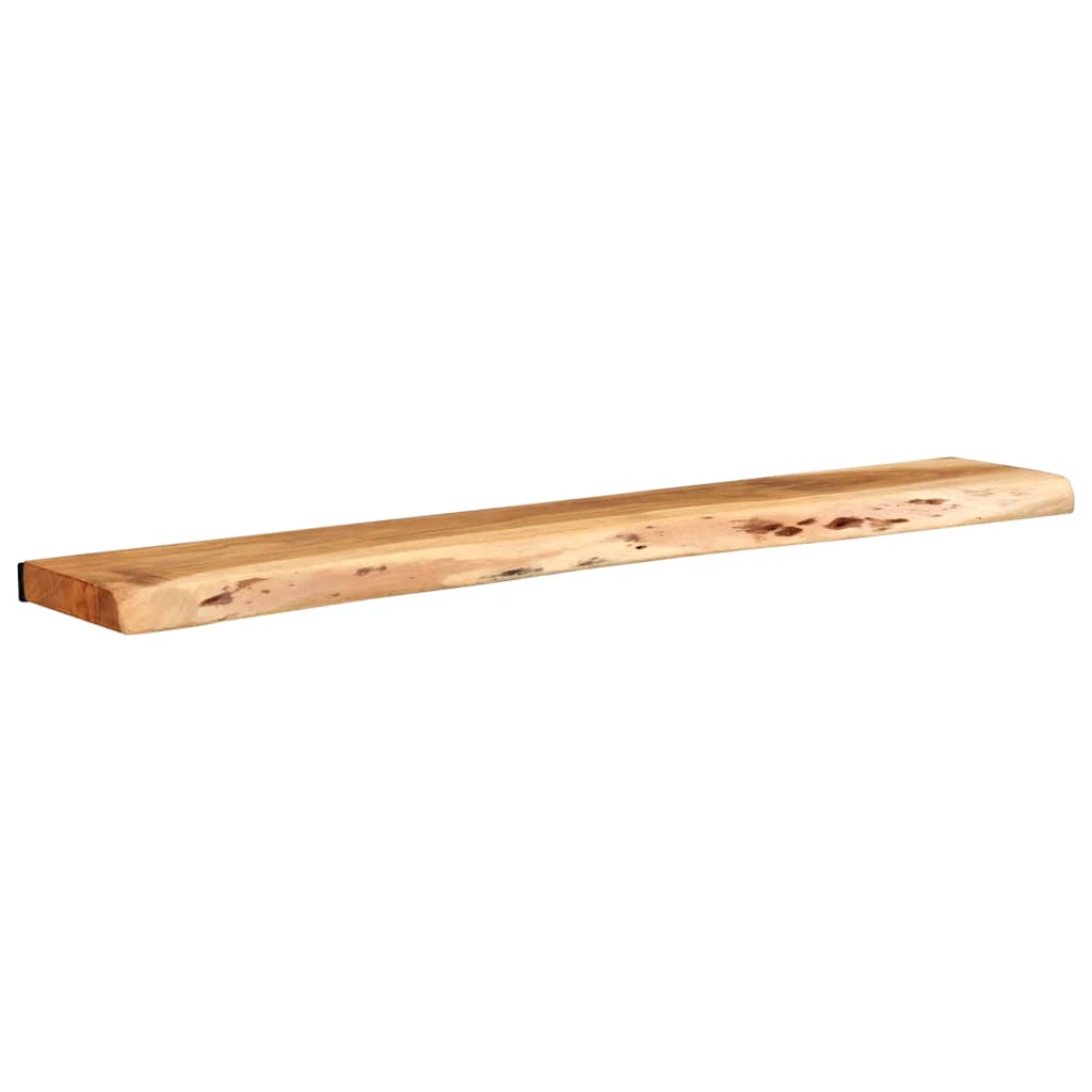 Mensole da Parete 2 pz 100x20x3,5cm in Legno Massello di Acacia