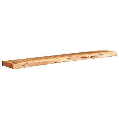 Mensole da Parete 2 pz 100x20x3,5cm in Legno Massello di Acacia