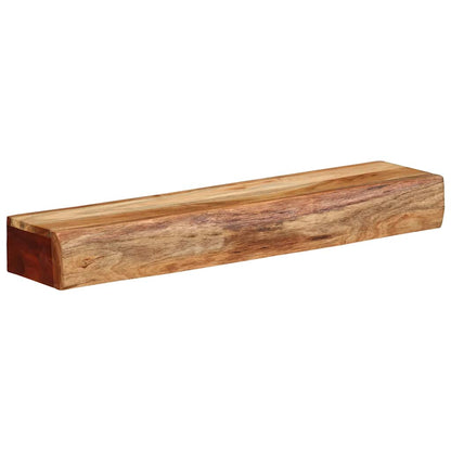 Mensole da Parete 2 pz 60x17x8 cm in Legno Massello di Acacia