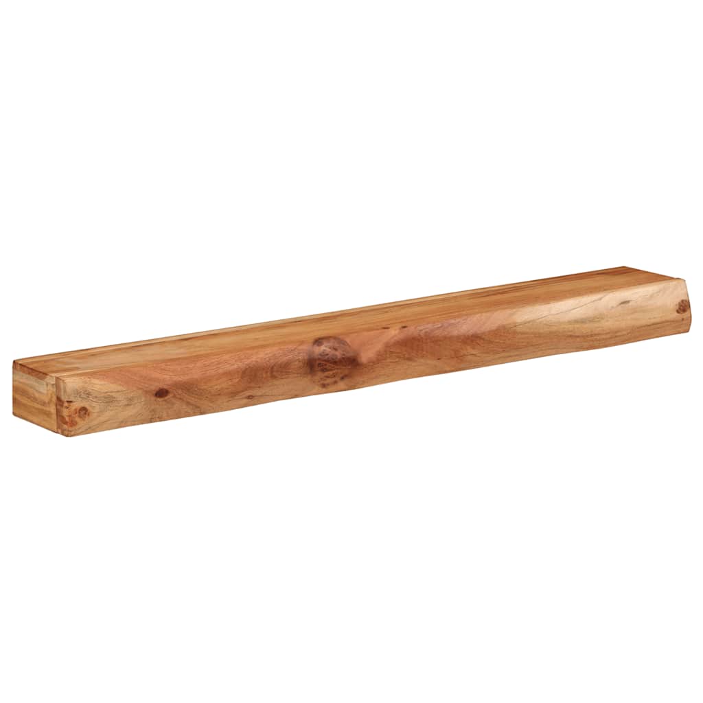 Mensole da Parete 2 pz 100x17x8 cm in Legno Massello di Acacia