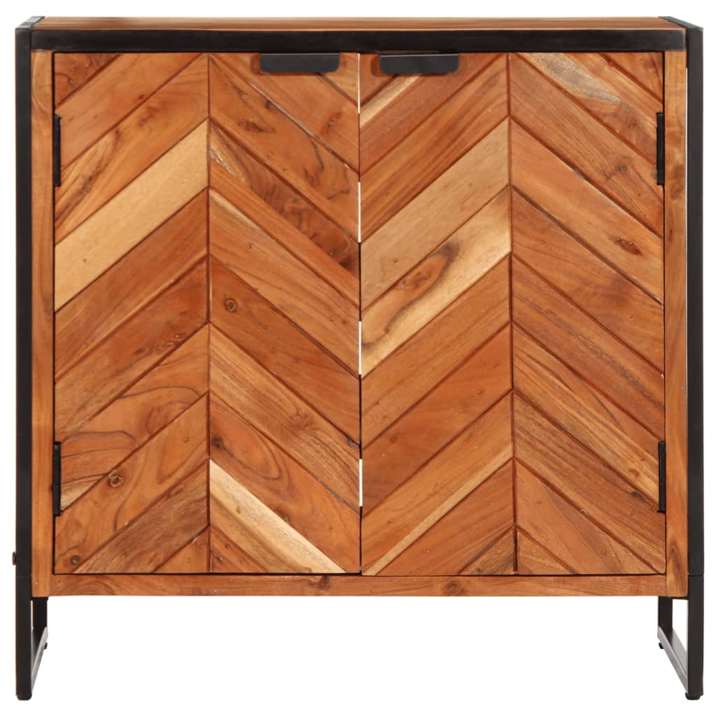 Scarpiera 67x38x65 cm in Legno Massello di Acacia