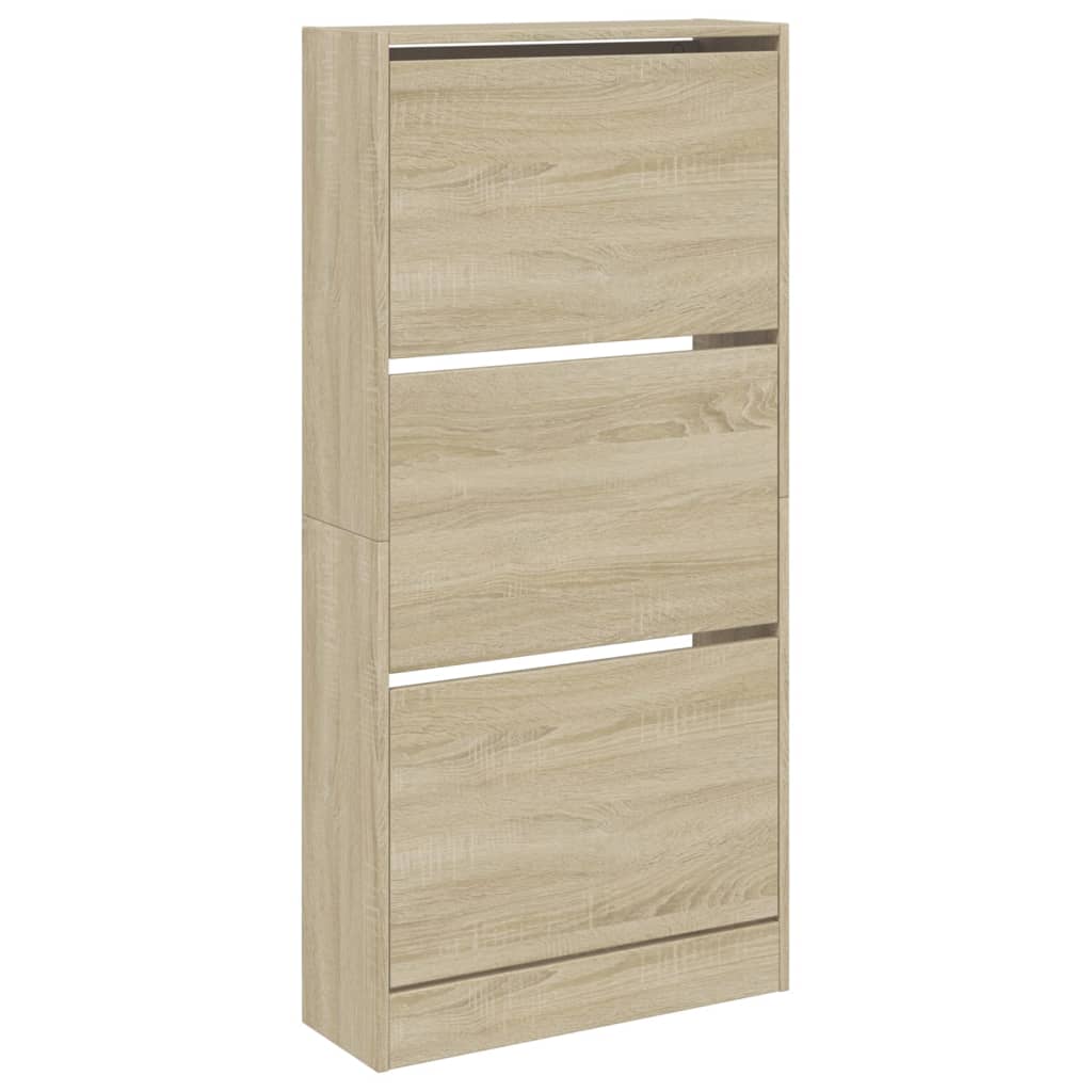 Scarpiera Rovere Sonoma 60x21x125,5 cm in Legno Multistrato