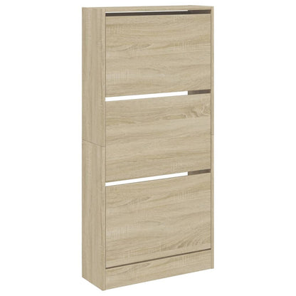 Scarpiera Rovere Sonoma 60x21x125,5 cm in Legno Multistrato