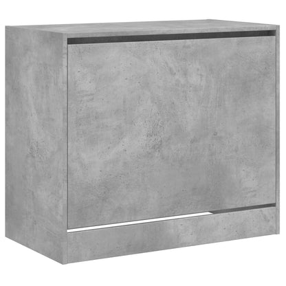 Scarpiera Grigio Cemento 80x42x69 cm in Legno Multistrato