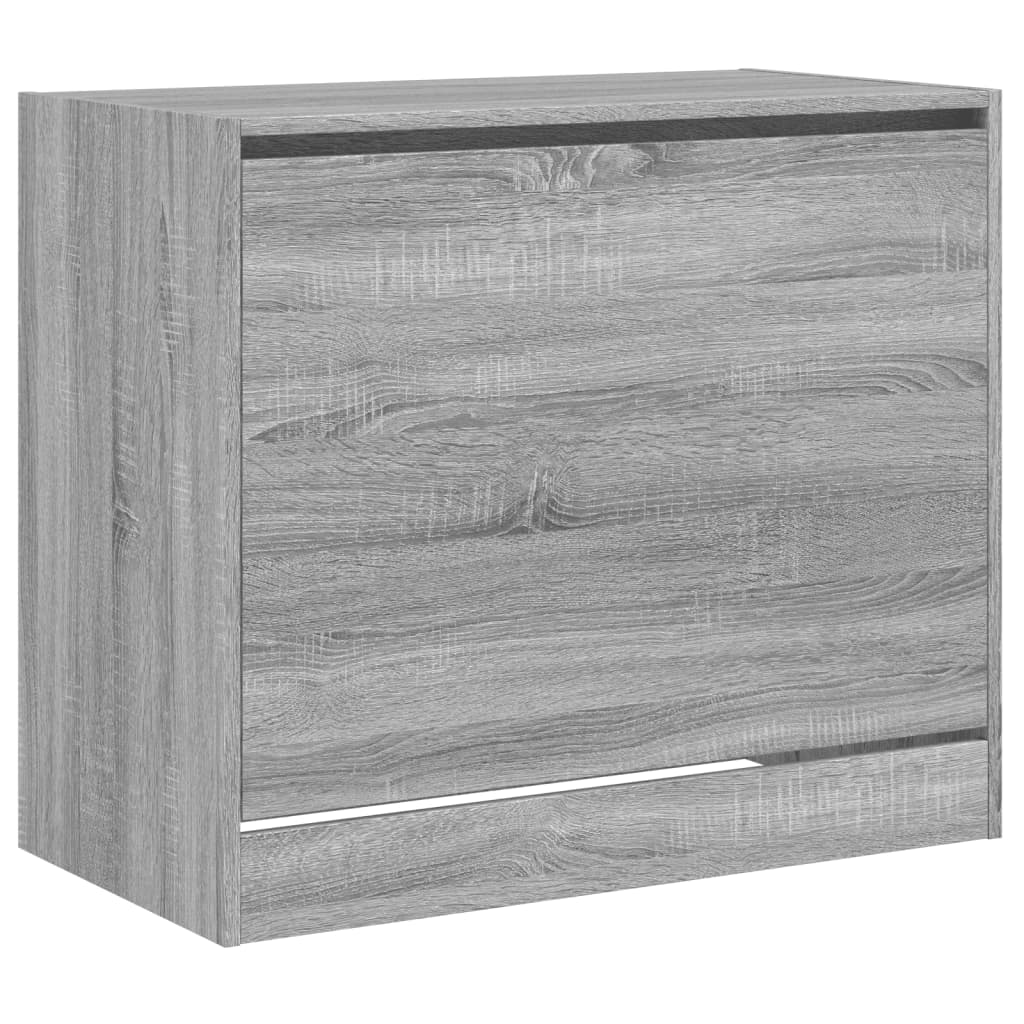 Scarpiera Grigio Sonoma 80x42x69 cm in Legno Multistrato