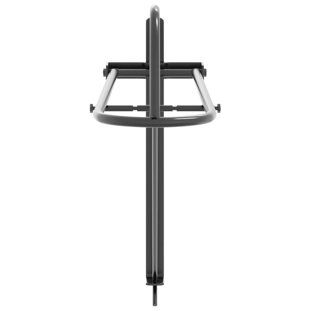 Portasella da Parete Pieghevole Nero in Ferro