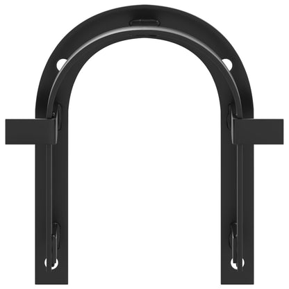 Portasella da Parete Nero in Ferro