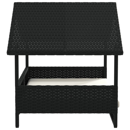 Cuccia per Cani con Cuscino in Polyrattan