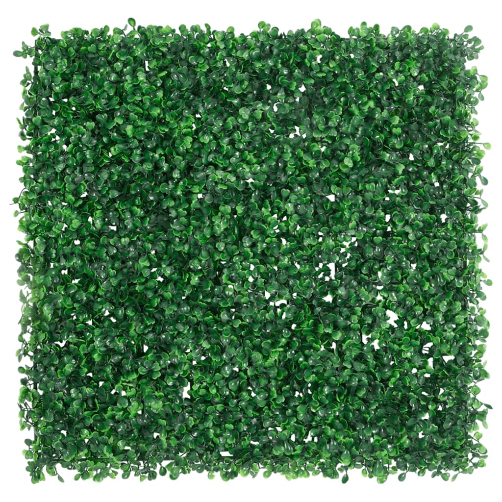 Recinzione Foglie Arbusti ArtificialiÂ 6 pz Verde 50x50 cm