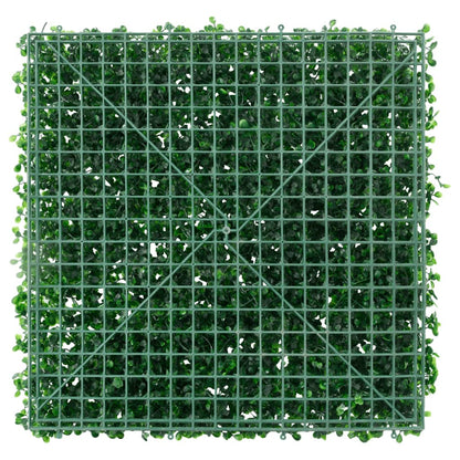Recinzione Foglie Arbusti ArtificialiÂ 6 pz Verde 50x50 cm