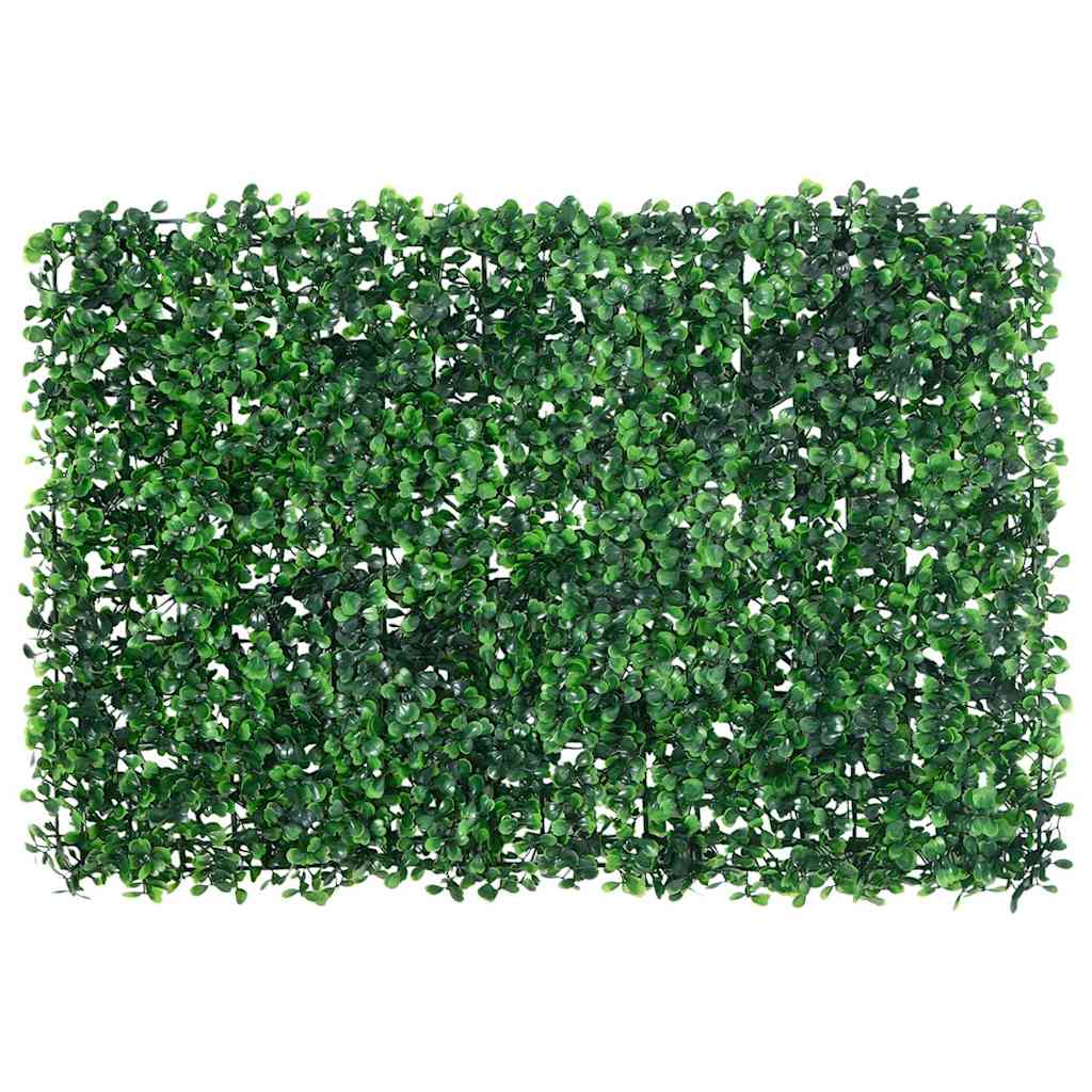 Ã‚Â Recinzione Foglie Arbusti ArtificialiÃ‚Â 6 pz Verde 40x60 cm