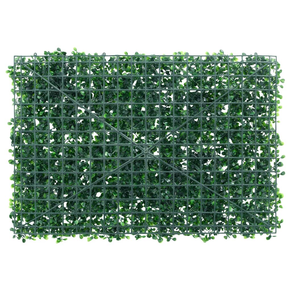 Ã‚Â Recinzione Foglie Arbusti ArtificialiÃ‚Â 6 pz Verde 40x60 cm