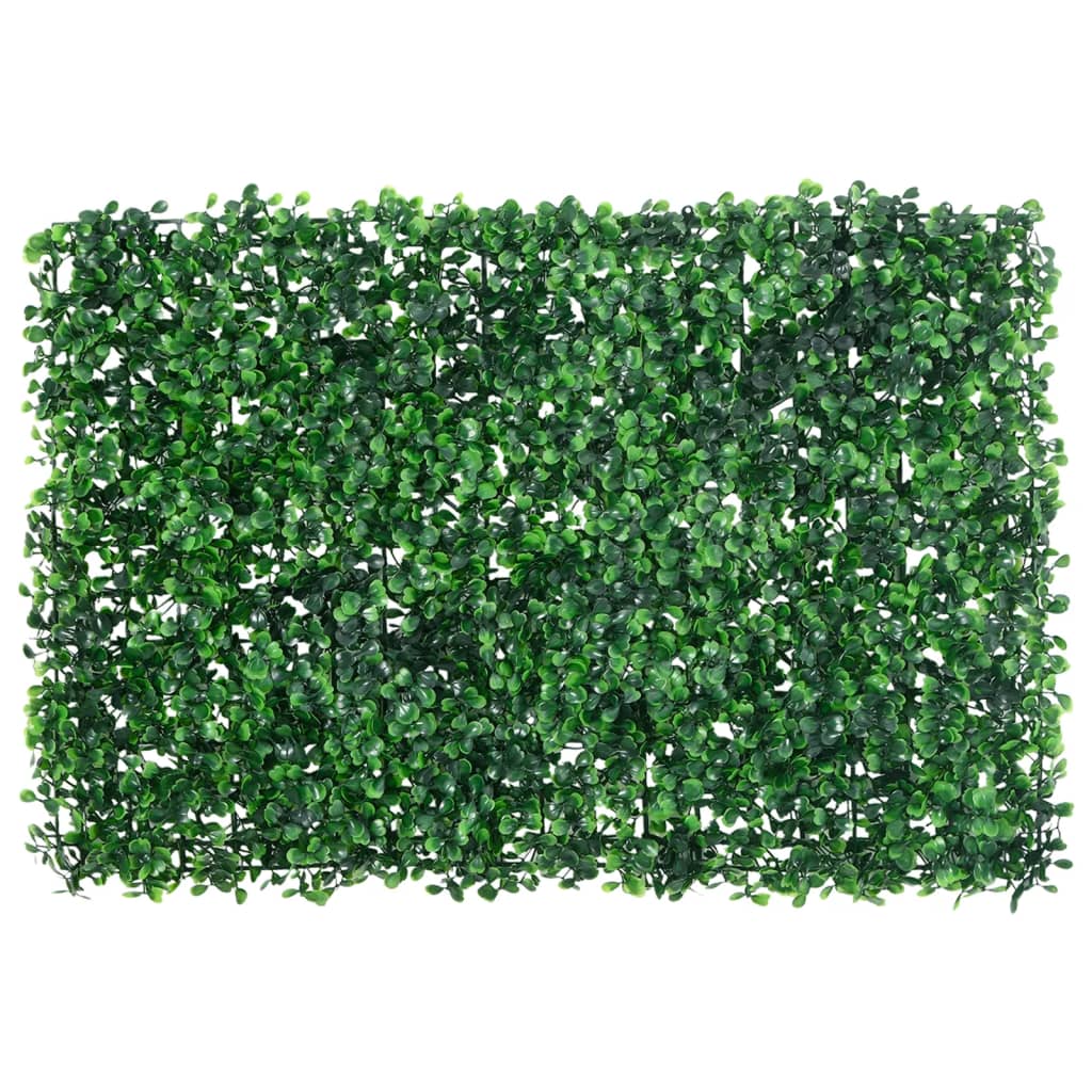 Â Recinzione Foglie Arbusti ArtificialiÂ 24 pz Verde 40x60 cm