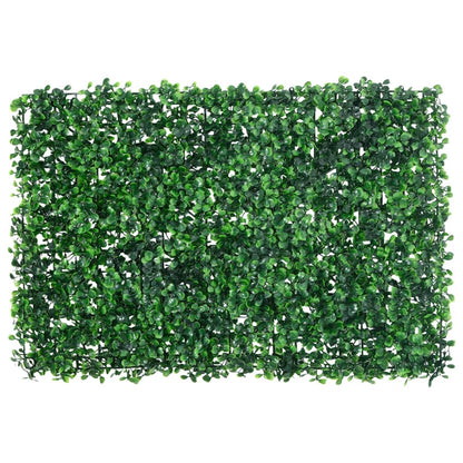 Â Recinzione Foglie Arbusti ArtificialiÂ 24 pz Verde 40x60 cm