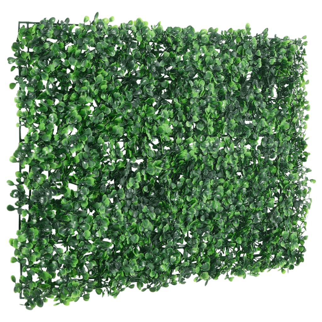 Â Recinzione Foglie Arbusti ArtificialiÂ 24 pz Verde 40x60 cm