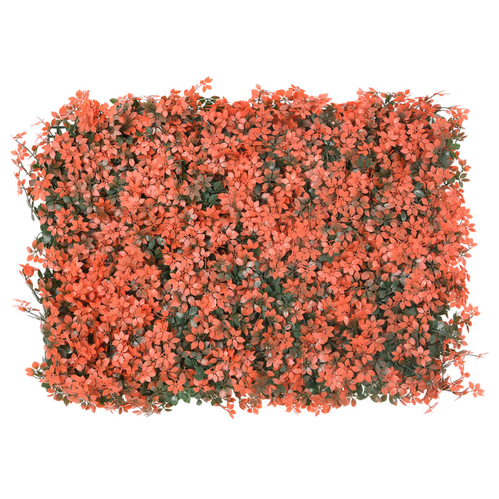 Â Recinzione Foglie Acero ArtificialiÂ 6 pz Rosso Chiaro 40x60cm