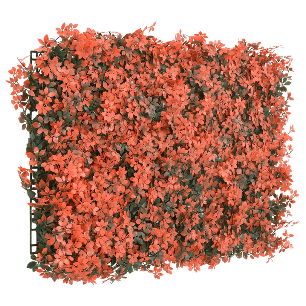 Â Recinzione Foglie Acero ArtificialiÂ 6 pz Rosso Chiaro 40x60cm