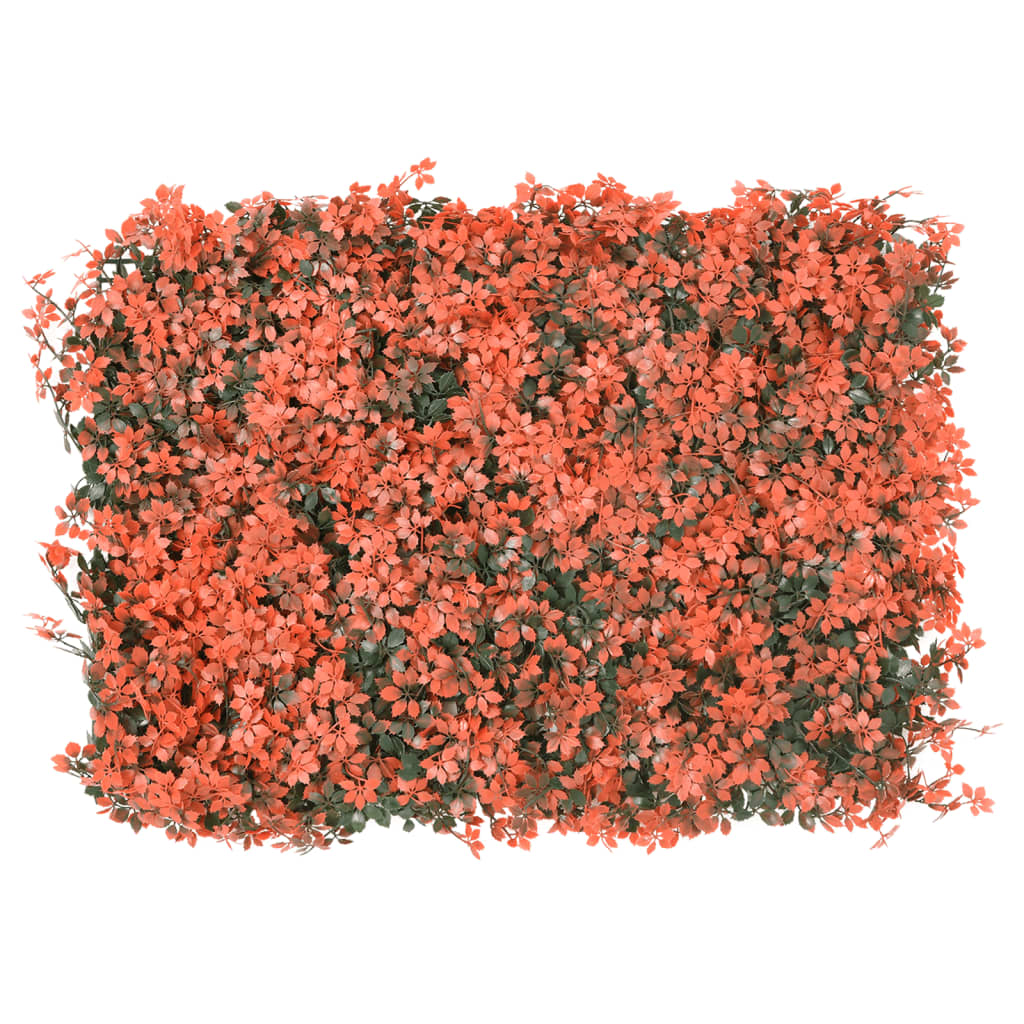 Ã‚Â Recinzione Foglie Acero ArtificialiÃ‚Â 24 pz Rosso Chiaro 40x60cm