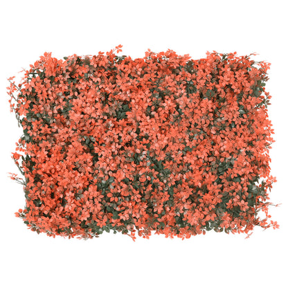 Ã‚Â Recinzione Foglie Acero ArtificialiÃ‚Â 24 pz Rosso Chiaro 40x60cm