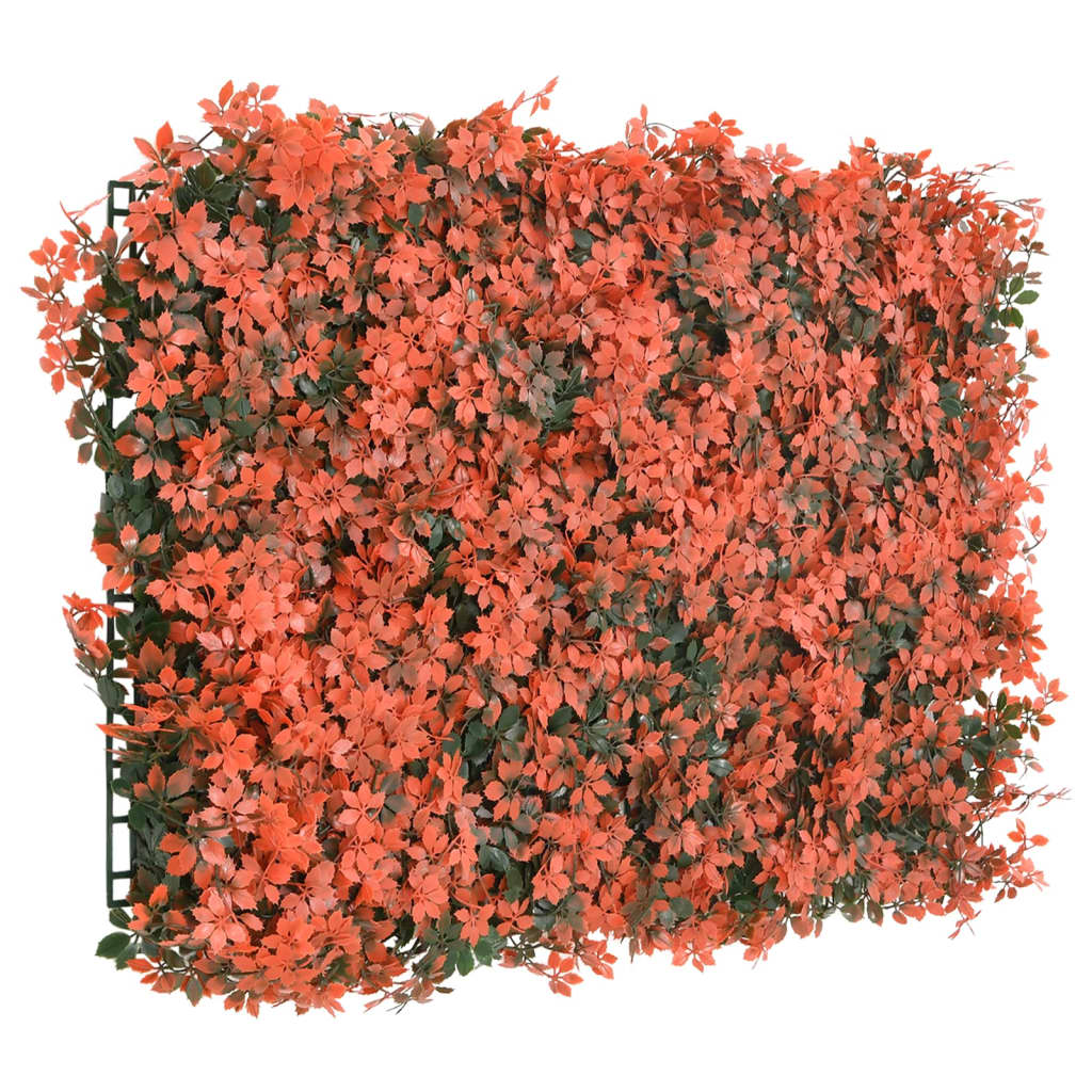 Ã‚Â Recinzione Foglie Acero ArtificialiÃ‚Â 24 pz Rosso Chiaro 40x60cm