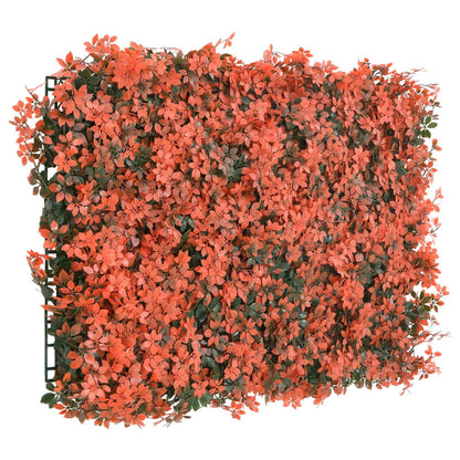 Ã‚Â Recinzione Foglie Acero ArtificialiÃ‚Â 24 pz Rosso Chiaro 40x60cm