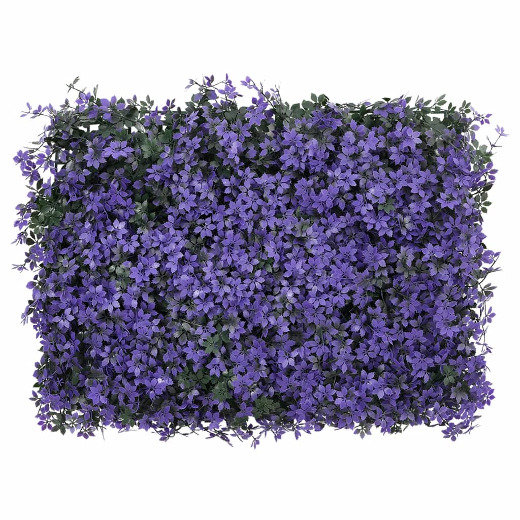 Ã‚Â Recinzione Foglie ArtificialiÃ‚Â 24 pz Viola 40x60 cm
