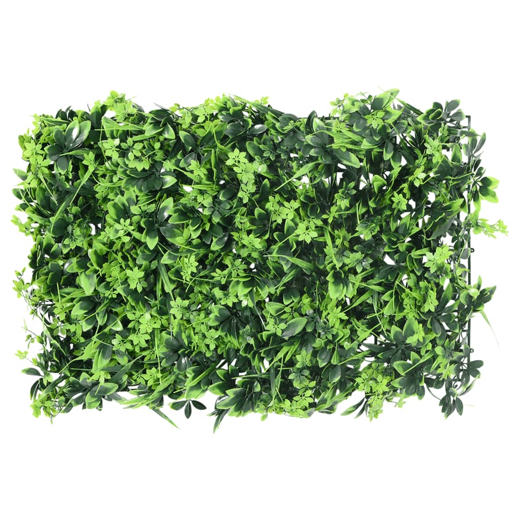 Ã‚Â Recinzione Foglie ArtificialiÃ‚Â 6 pz Verde 40x60 cm
