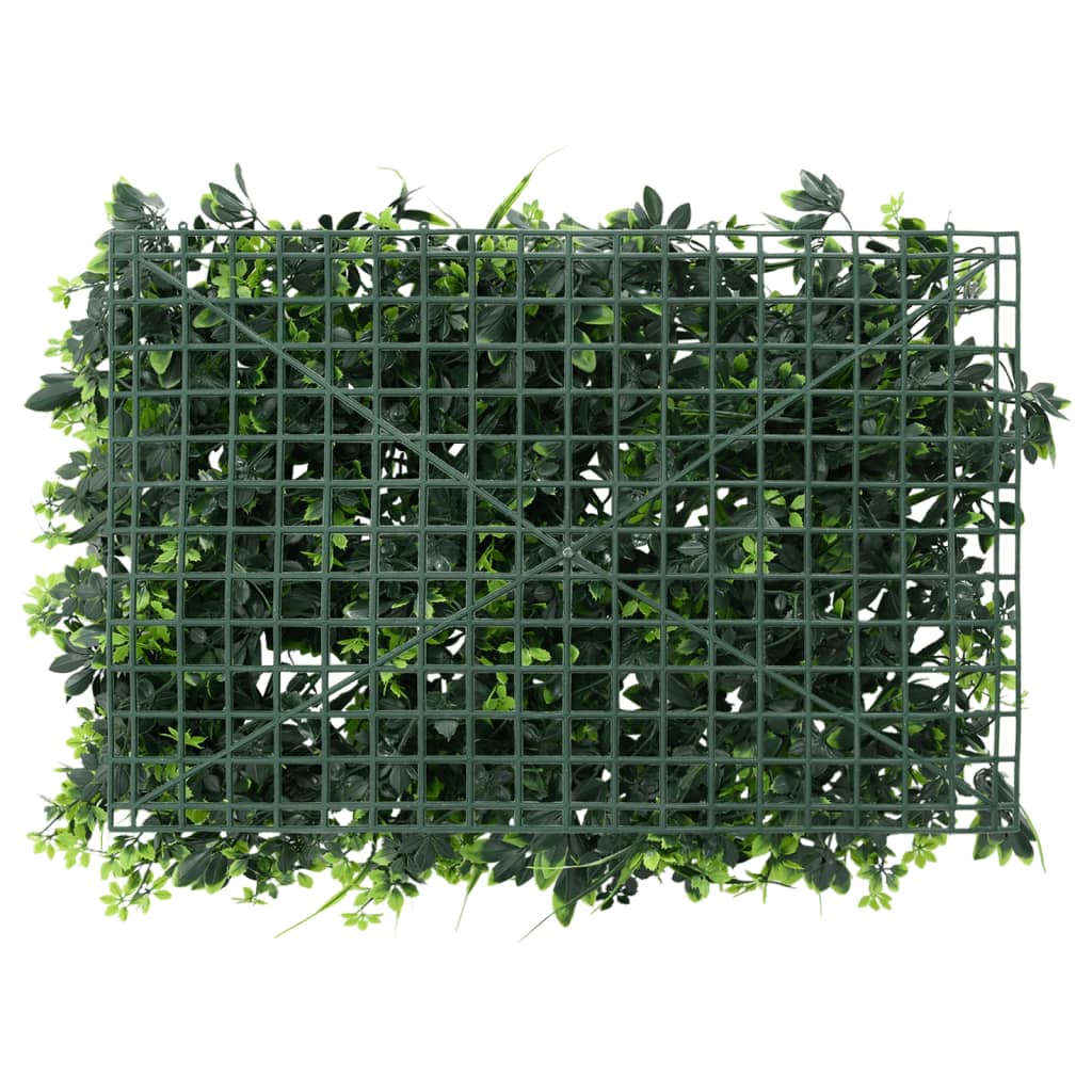 Ã‚Â Recinzione Foglie ArtificialiÃ‚Â 6 pz Verde 40x60 cm