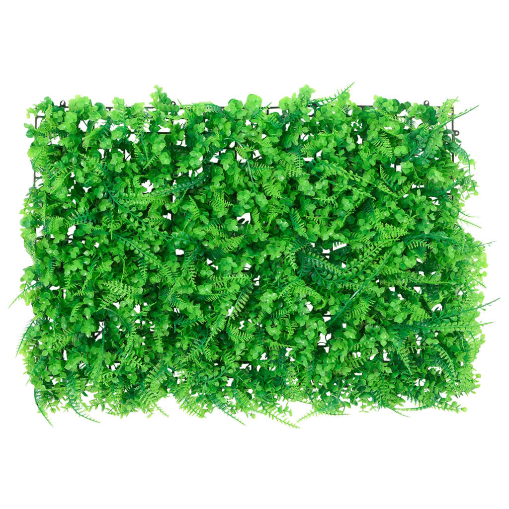 Ã‚Â Recinzione Foglie Felce ArtificialiÃ‚Â 6 pz Verde 40x60 cm