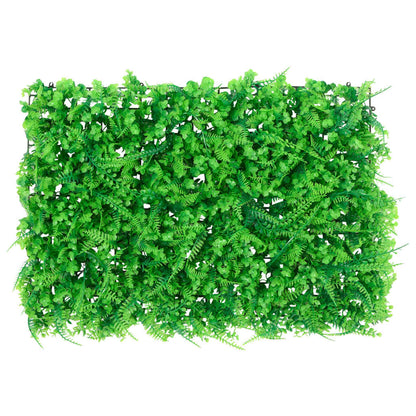 Ã‚Â Recinzione Foglie Felce ArtificialiÃ‚Â 6 pz Verde 40x60 cm