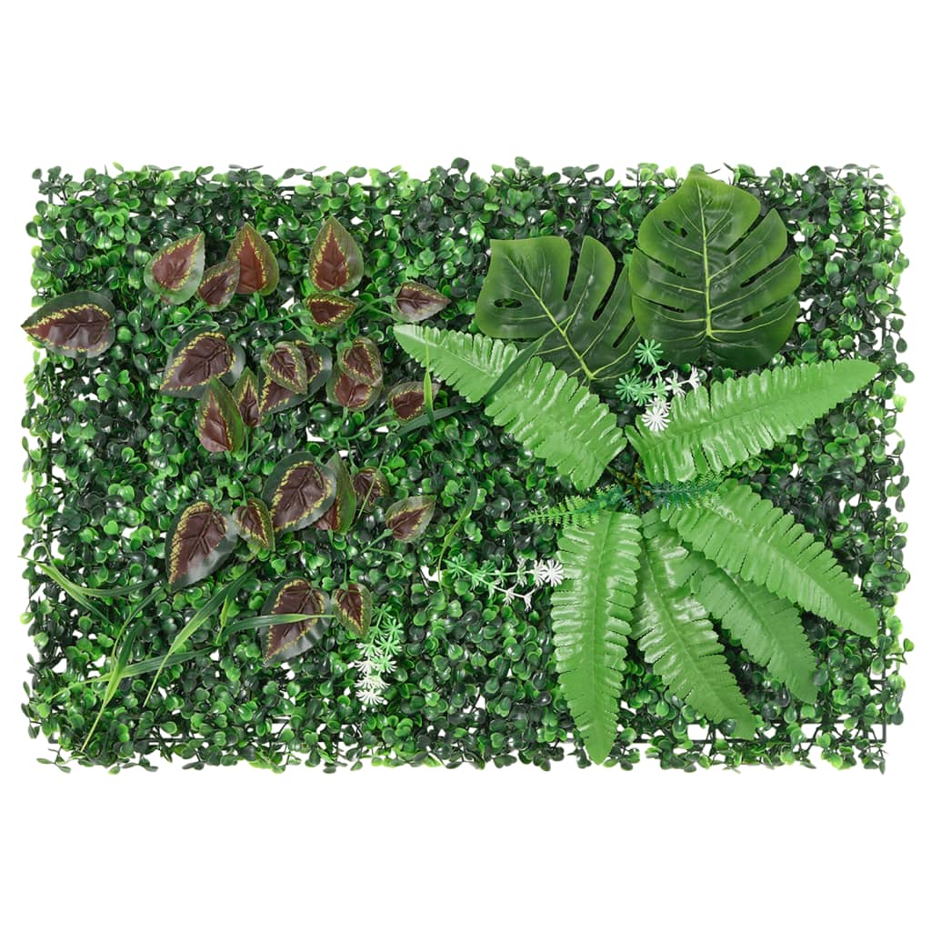 Â Recinzione Piante ArtificialiÂ 6 pz Verde 40x60 cm