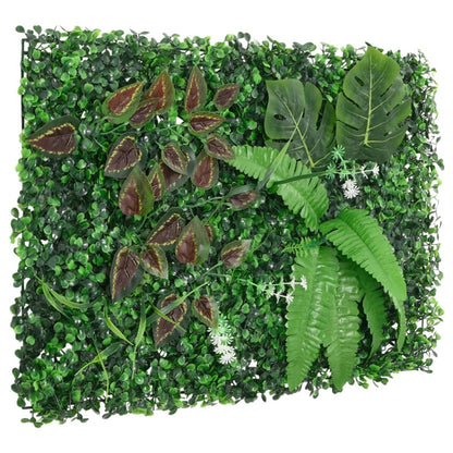 Â Recinzione Piante ArtificialiÂ 6 pz Verde 40x60 cm