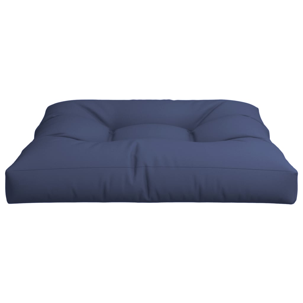 Cuscino per Pallet Blu Marino 70x70x12 cm in Tessuto