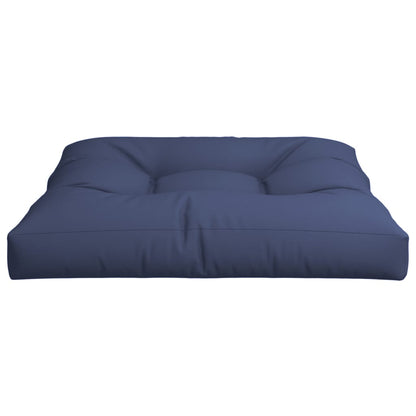 Cuscino per Pallet Blu Marino 70x70x12 cm in Tessuto