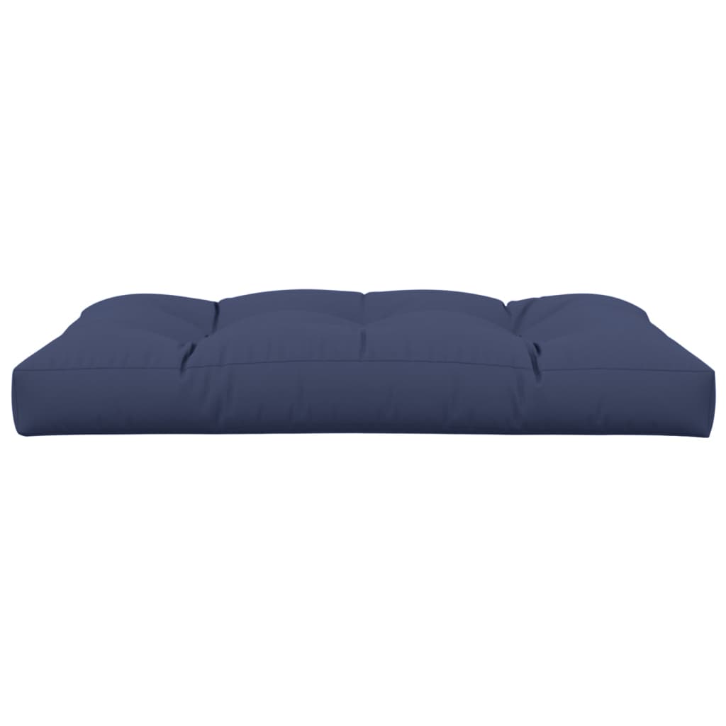 Cuscino per Pallet Blu Marino 120x80x12 cm in Tessuto