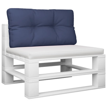 Cuscino per Pallet Blu Marino 70x40x12 cm in Tessuto Oxford