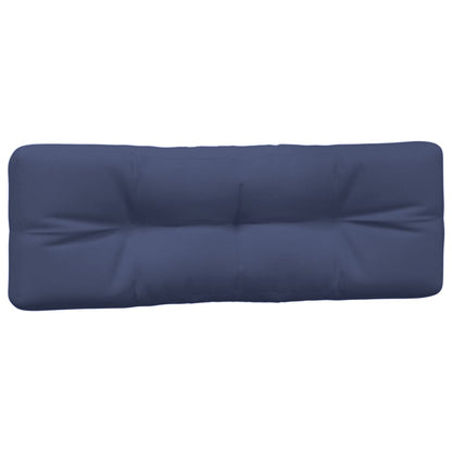 Cuscini per Pallet 2 pz Blu Marino in Tessuto
