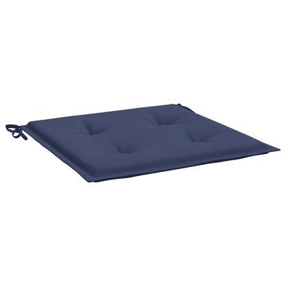 Cuscini per Pallet 2 pz Blu Marino 40x40x3 cm in Tessuto Oxford
